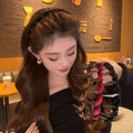 Retro High Skull Pearl Headband