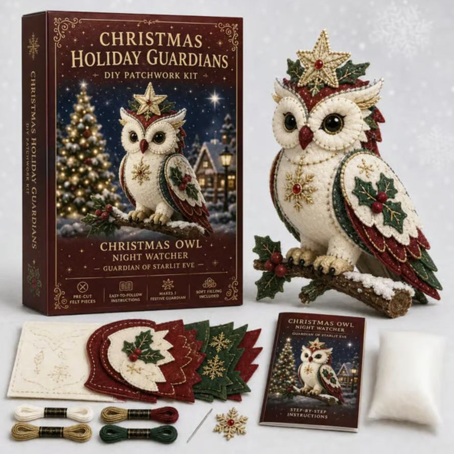 ✨ Christmas Magic Patchwork Fairy DIY Kit