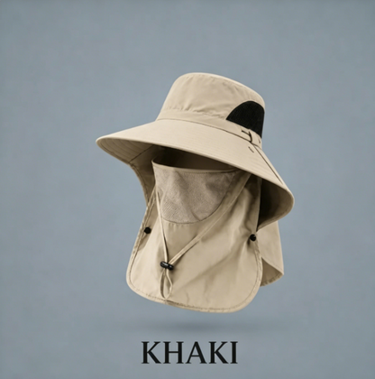 Sun Hats for Men Women with Neck Flap UPF 50+ UV Protection Wide Brim Bucket Hat Safari Hiking Fishing Hats