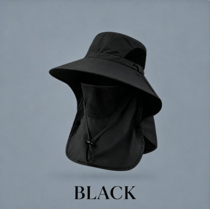 Sun Hats for Men Women with Neck Flap UPF 50+ UV Protection Wide Brim Bucket Hat Safari Hiking Fishing Hats