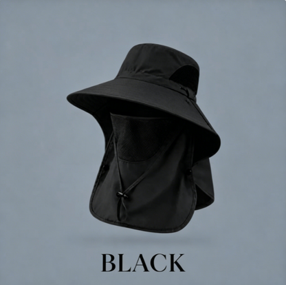 Sun Hats for Men Women with Neck Flap UPF 50+ UV Protection Wide Brim Bucket Hat Safari Hiking Fishing Hats