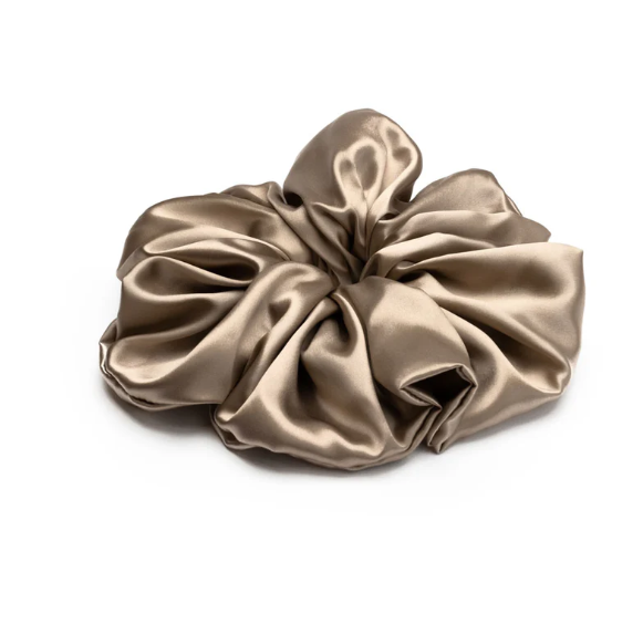 Large Anti-Crease Mulberry Silk Scrunchie