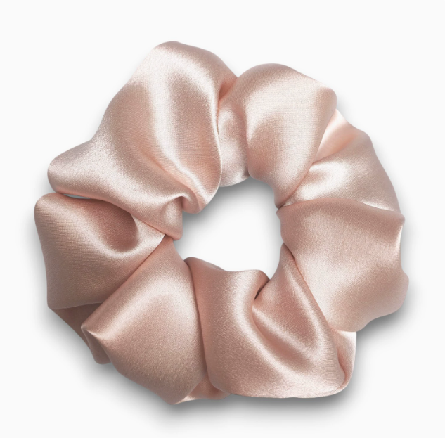 Large Anti-Crease Mulberry Silk Scrunchie