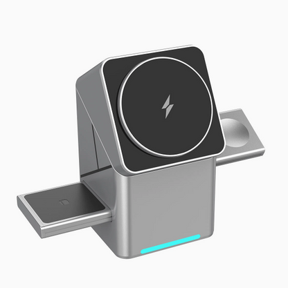 3 in 1 Rotating Cube Wireless Charger