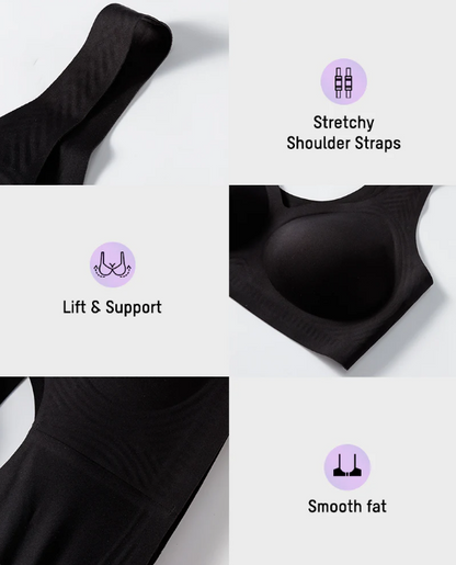 Lifting Wire-Free Antibacterial Jelly Bra