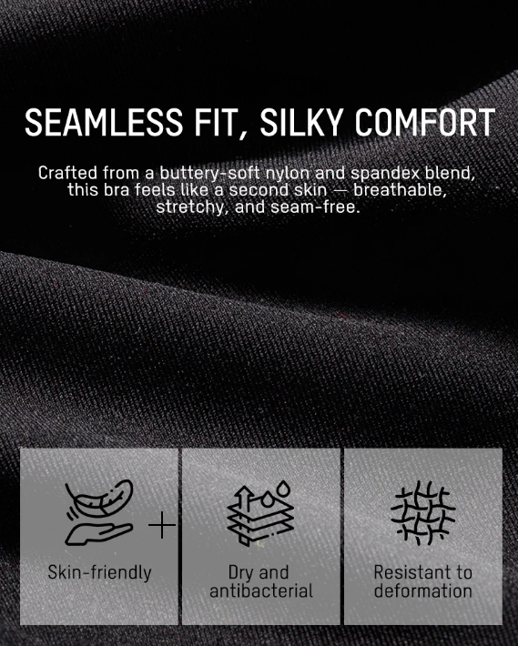 Lifting Wire-Free Antibacterial Jelly Bra