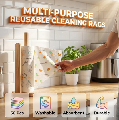 Per Roll Reusable  Cleaning Lazy Rags