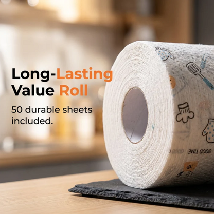 Per Roll Reusable  Cleaning Lazy Rags