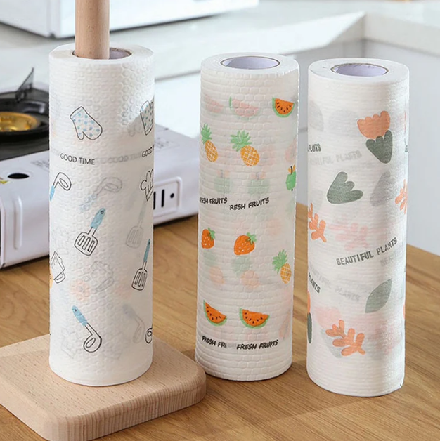 Per Roll Reusable  Cleaning Lazy Rags