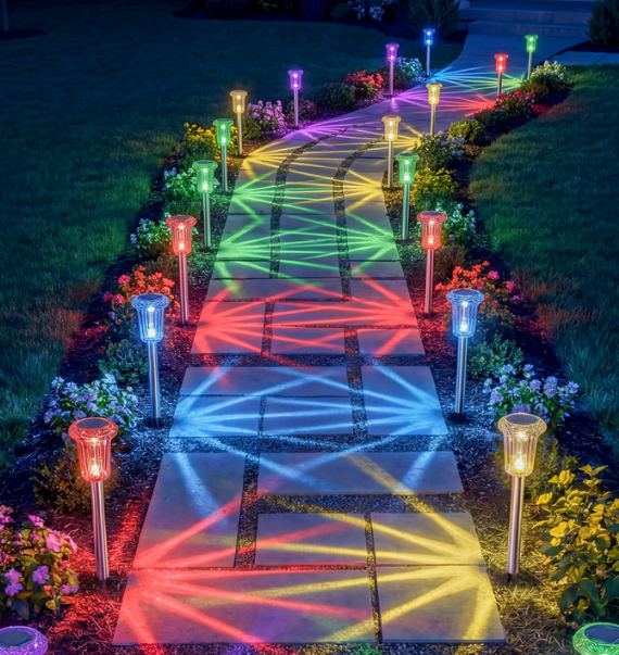 Radiant Rainbow Solar Lights