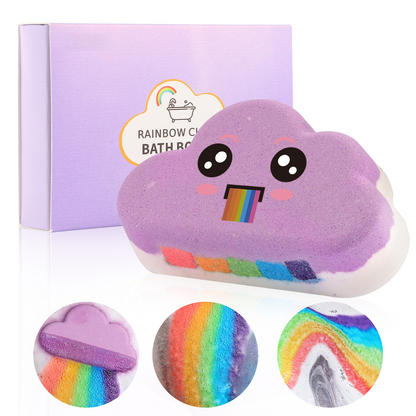 🌈 Rainbow Cloud Bath Bombs – Turn Every Bath into a Magical Rainbow Spa