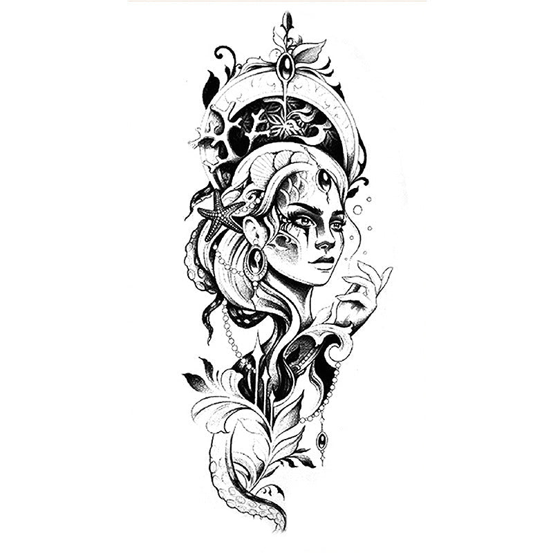 Waterproof Half Sleeve Temporary Tattoos – Realistic Full Coverage Fake Tattoos for Men & Women