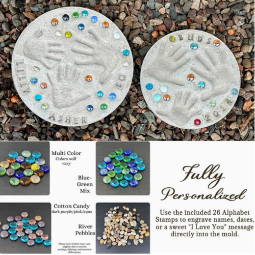🎁Last Day Promotion 49% OFF🔥Decorative Inspiration Stepping Stone Kit for Flower Beds, Gardens, and Walkways