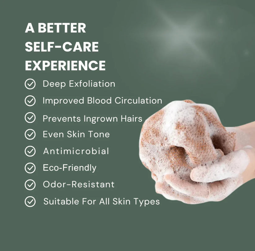 Exfoliating Net Sponge(100% Authentic African )