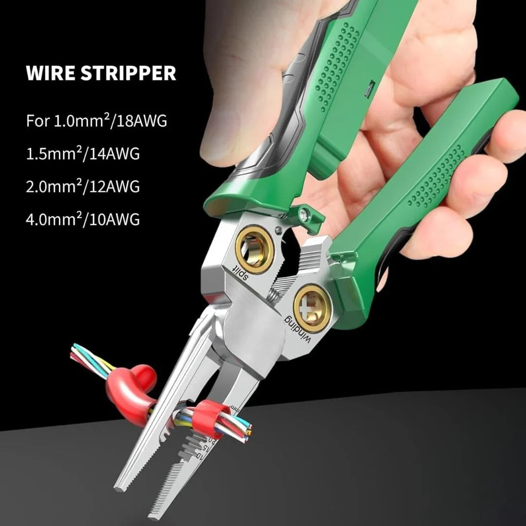 📣 53% OFF Today!🔥HOT SALE⚡8in1 Wire Stripper Twister for Cutting and Pulling Wires