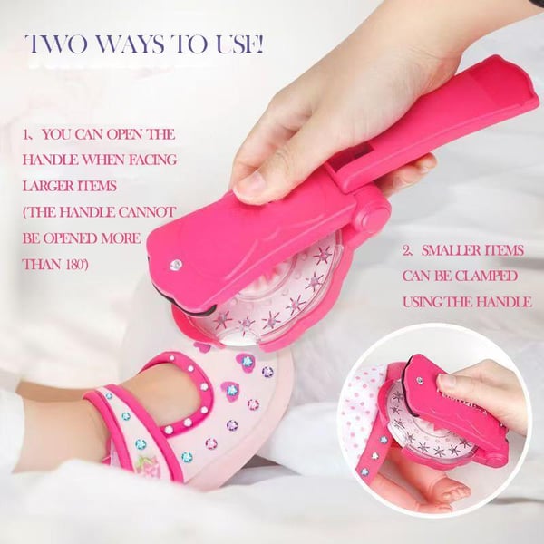 Glitter Diamond Styling Tools Hair Gemstone Styling Set to light up girls' hair, clothes, accessories, No Heat Required Hair Styling Accessories