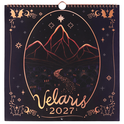 🔥HOT SALE 49% OFF🌙 A Court of Thorns and Roses: Velaris 2027 Weekly Planner ✨ Officially Licensed Fantasy Organizer