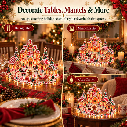 ✨🔥 Magical Christmas Village 3D Gem Art DIY Kit – Create a Sparkling Handmade Holiday Scene! 🎄💎🏡