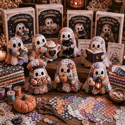 🔥49% Off  - 👻Little Ghost’s Cozy Halloween DIY Patchwork Kit