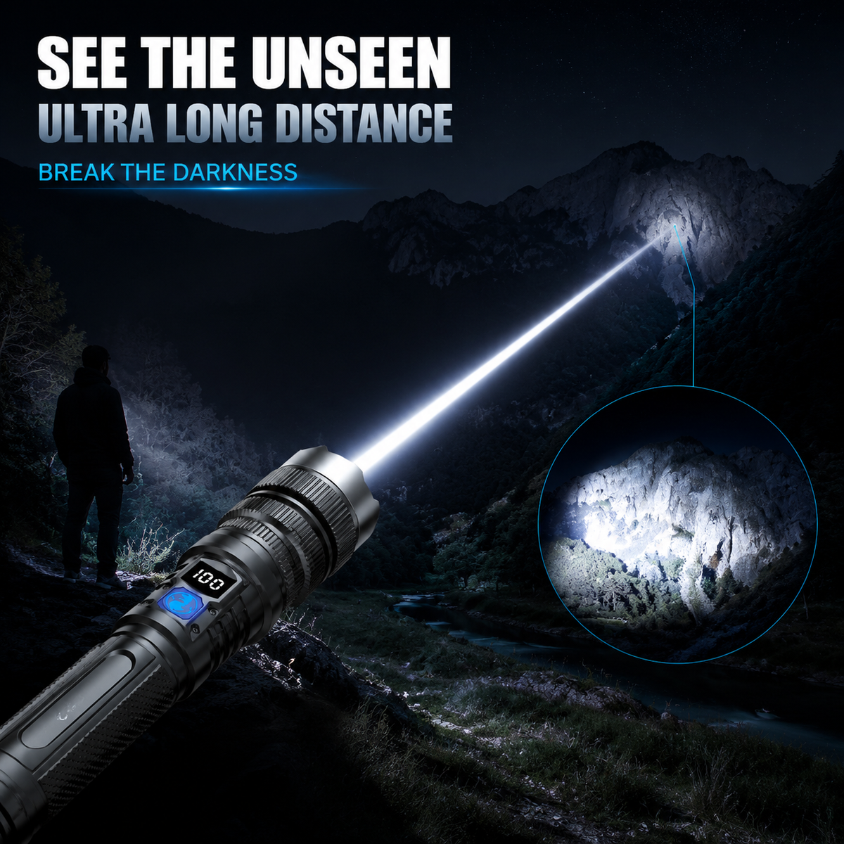🔥LAST DAY 50% OFF🔦⚡ High-Power Flashlight – Bright Beam, Compact Design & Reliable Illumination Anywhere! 🌙✨