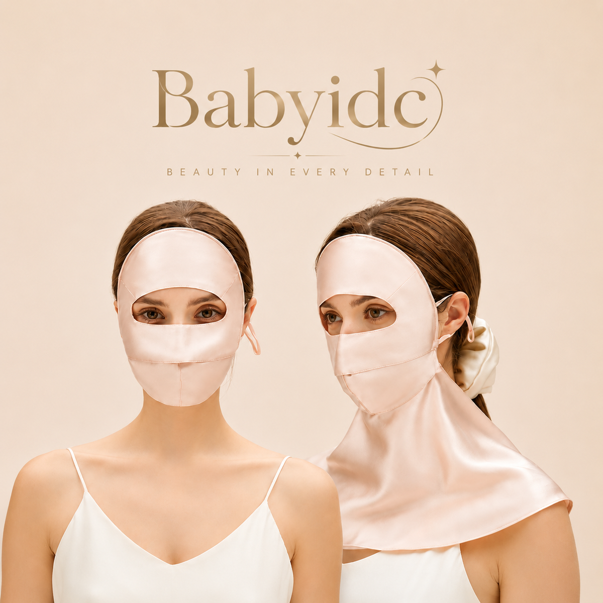 Babyidc™ Luxury Silk UV Protection & Sleep Face Mask