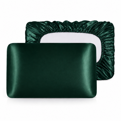 Cooling Silk Pillowcase Set-Sleep Cooler. Wake Up Beautiful.