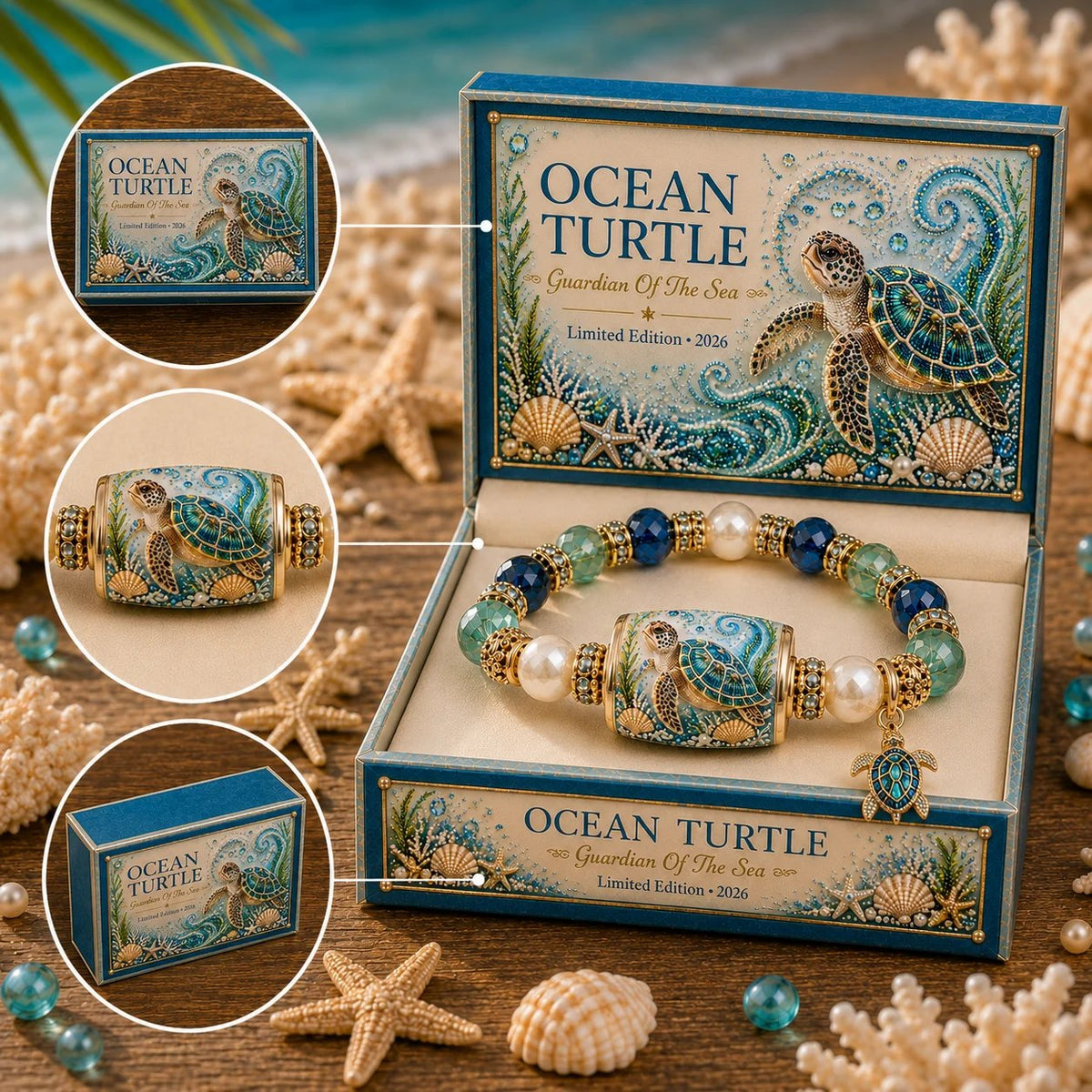 💥Last Day 49% OFF – 🌊 Ocean Guardian Collection Bracelet — Limited Edition 2026