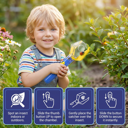 🐞🔍 Kids Bug Catcher with 6X Magnifier – Explore, Discover & Learn Outdoors! 🌿✨