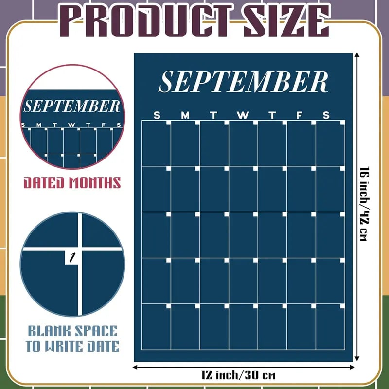 💥Early Bird Sale — 49% OFF✨ Back to School Large Wall Calendar