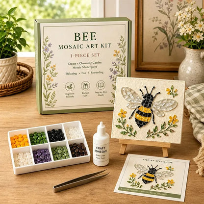 🔥 Last Day 49% OFF - 🌿 Watering Can Mosaic Art Kit | Beginner-Friendly Floral DIY Craft with Vibrant Mosaic Beads & Sturdy Display Base ✨