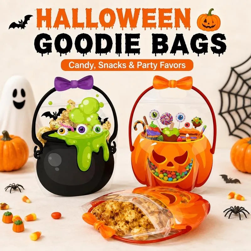 Halloween Plastic Goodie Bags