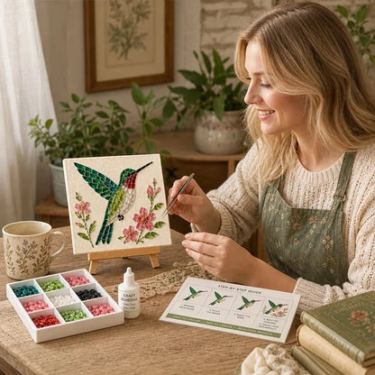 🔥 Last Day 49% OFF - 🌿 Watering Can Mosaic Art Kit | Beginner-Friendly Floral DIY Craft with Vibrant Mosaic Beads & Sturdy Display Base ✨
