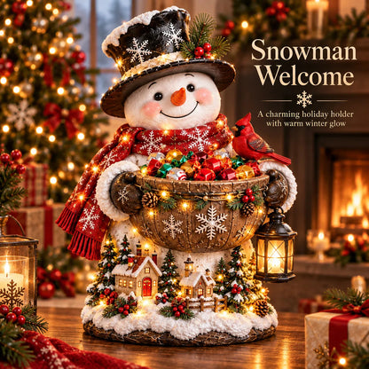 🎄Last day Promotion 🎁-🍬Lighted Christmas Candy Bowls in 5 Festive Designs🍪