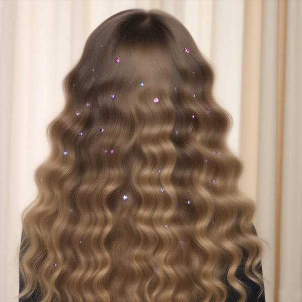 Glitter Diamond Styling Tools Hair Gemstone Styling Set to light up girls' hair, clothes, accessories, No Heat Required Hair Styling Accessories
