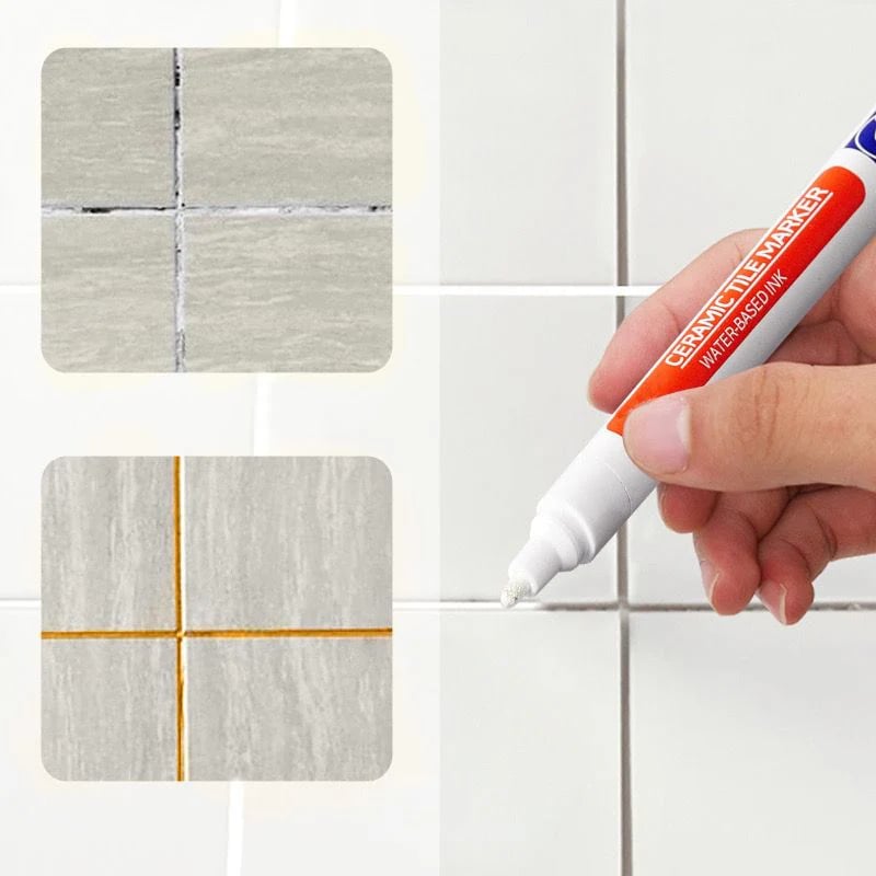⏰Last day!!!🔥12-Color Anti-Mold and Waterproof Tile Grout Pen