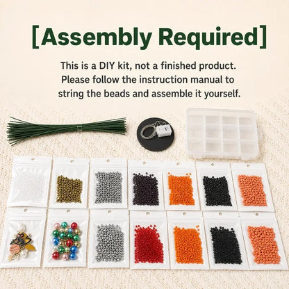 🎄✨ DIY Beaded Christmas Tree Kit – 🎅Create Your Own Sparkling Holiday Decoration