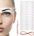🔥 Last Day 50% OFF✨-✨ 14-Piece Reusable Eyebrow Stencil Kit for Quick, Easy & Perfect-Looking Brows 💕