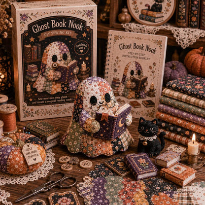 🔥49% Off  - 👻Little Ghost’s Cozy Halloween DIY Patchwork Kit