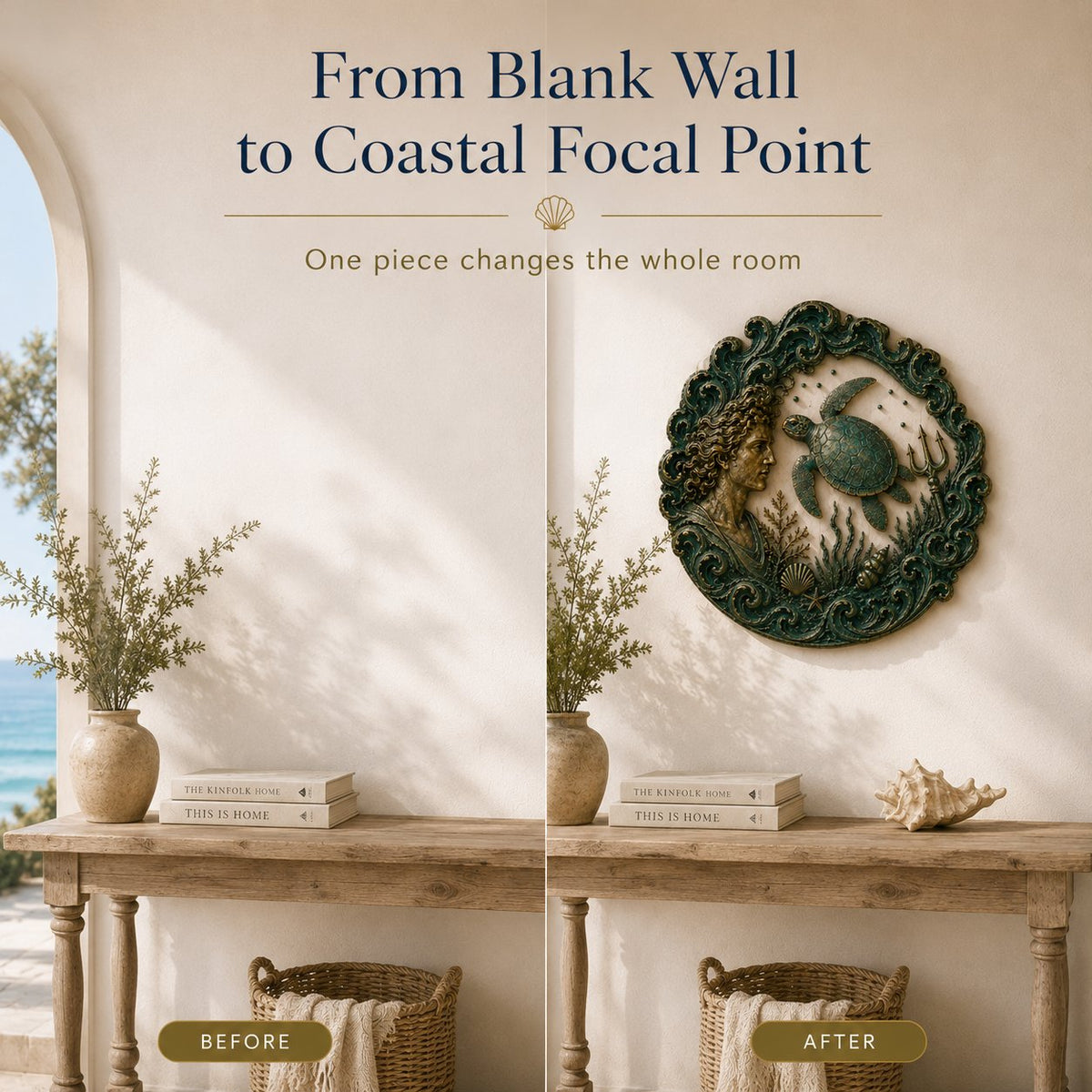 🌊 🔱Vintage Ocean Theme Wall Decor Collection  📦