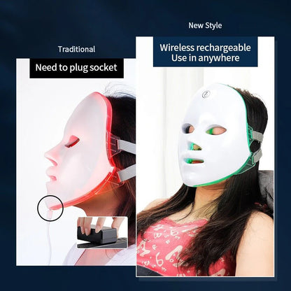 Red Light Therapy Facial Mask (+7 Beneficial Colors)