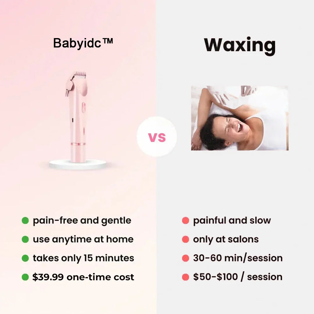 2-in-1 Painless Bikini Hair Trimmer