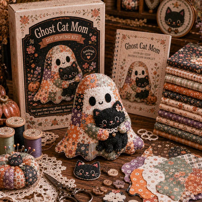🔥49% Off  - 👻Little Ghost’s Cozy Halloween DIY Patchwork Kit