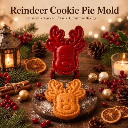 🎃🎄8-Piece Holiday Hand-Press Pastry Molds Cookie Pie Baking Tools🥧✨
