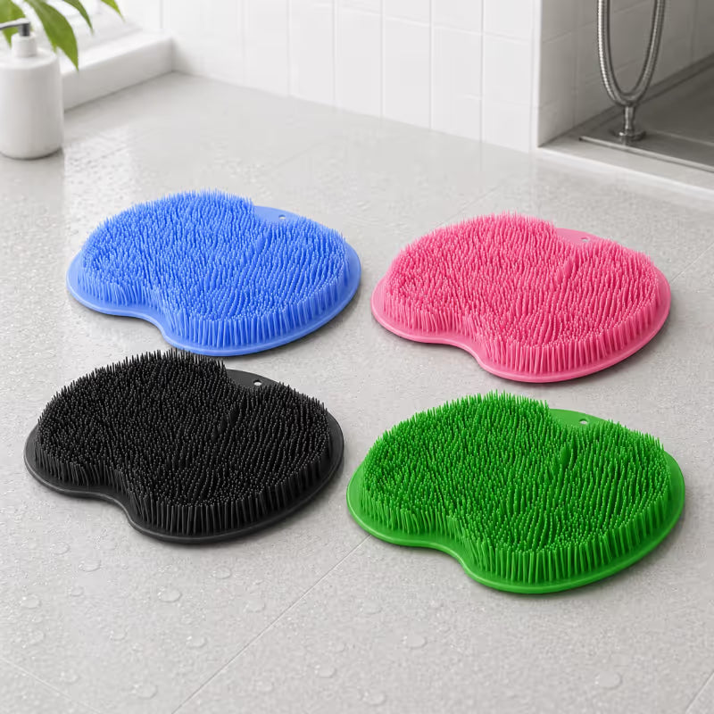 🧼🚿✨ Back & Foot Shower Cleansing Brush | Exfoliating Body Scrubber Massage Tool🦶💦✨