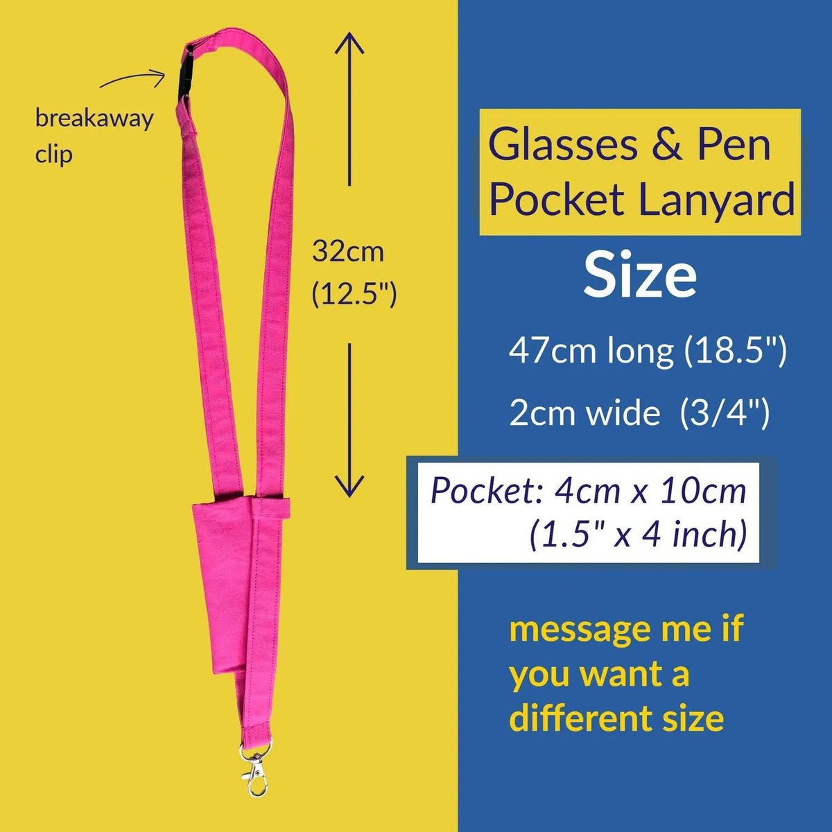 🔥LAST DAY 50% OFF - 👩‍🏫NEW UPGRADED Plain Fabric Pen Lanyards