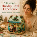 🎄✨ DIY Glowing Coastal Christmas Cottage Kit – Easy Crafting & Festive Coastal Charm! 🏡💖