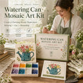 🔥 Last Day 49% OFF - 🌿 Watering Can Mosaic Art Kit | Beginner-Friendly Floral DIY Craft with Vibrant Mosaic Beads & Sturdy Display Base ✨