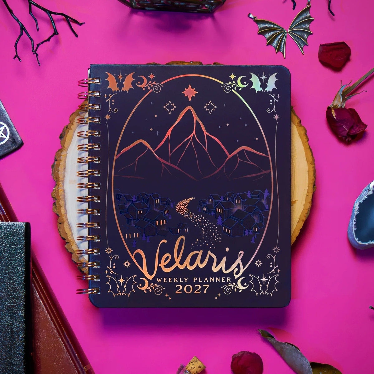 🔥HOT SALE 49% OFF🌙 A Court of Thorns and Roses: Velaris 2027 Weekly Planner ✨ Officially Licensed Fantasy Organizer