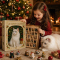 🐱 Holiday Celebration 50% OFF ✨-🎄 Cat Advent Calendar with 24 Cute Charms for Cat Lovers 🐱