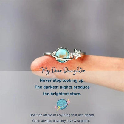 🌙✨ Star & Moon Ring – Meaningful Mother Daughter Gift💖🎁✨